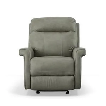 Power Swivel Glider Recliner in Pewter